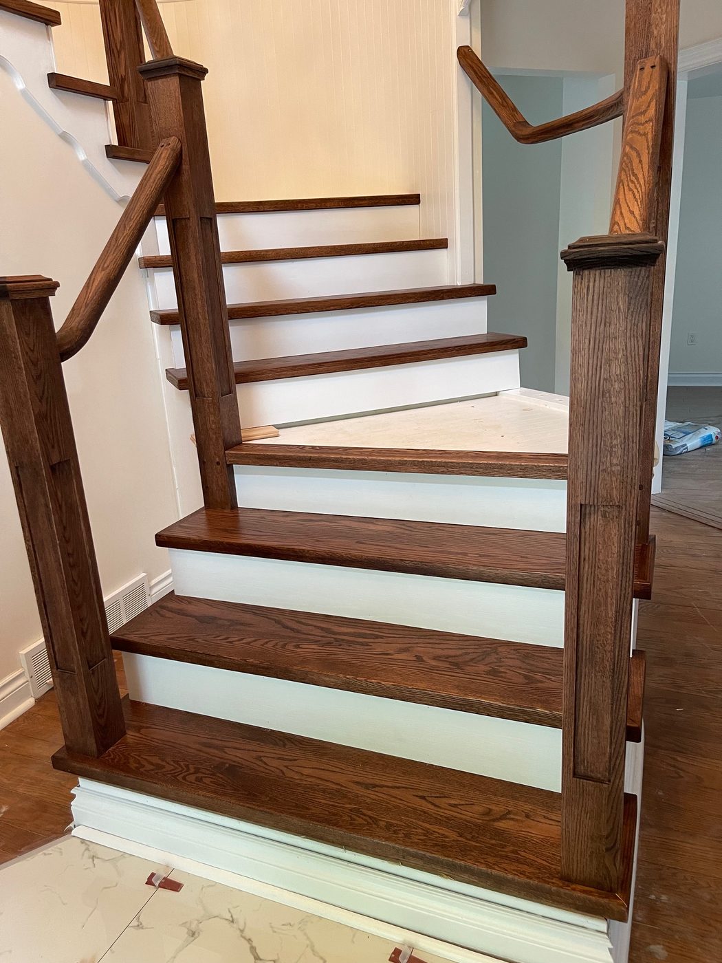 Open riser detail